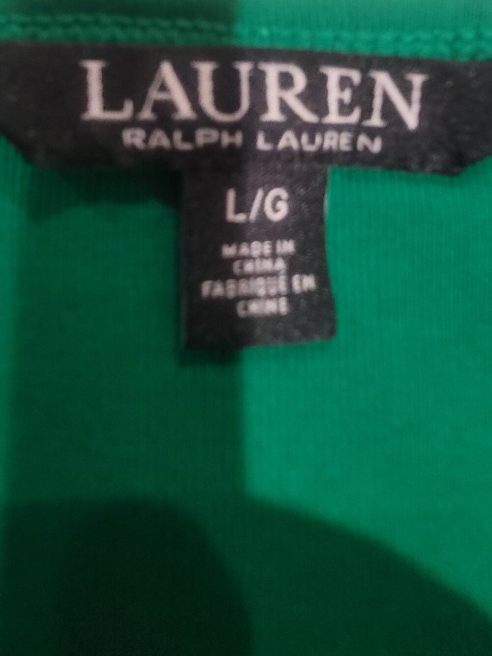 Ralph Lauren long sleeve top Green Large - Picture 5 of 5